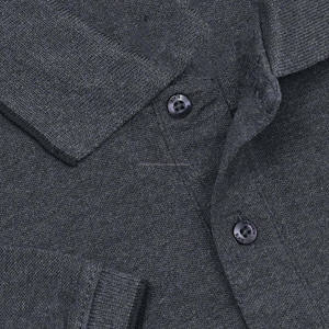 Polos de performance personnalisés brodés anti-UV pour hommes, matière respirante et extensible, collection été tennis golf, couleur unie - Product Image 2