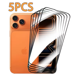 Protector de Pantalla de Vidrio Templado Transparente HD para <span class=keywords><strong>iPhone</strong></span> - Dureza 9H, Antihuellas, Envío desde EE. UU. (En Stock) - Product Image 1