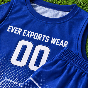 Ensemble de maillots et shorts de basket-ball personnalisés bleu royal avec nom d'équipe et numéro de joueur sur mesure – Vente en gros - Product Image 4