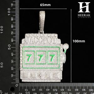 Collar Personalizado de Hip Hop con Dijes de Máquina Tragamonedas, Jackpot, Casino y Lucky 7 para Hombre - Product Image 6