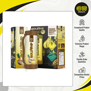 Nouvel arrivage en stock, qualité exceptionnelle, cartouches de crème Maxi Goldwhip 2 kg, saveur Pina Colada, usage professionnel uniquement. - Product Image 2