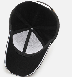 Structured <b>Men</b> Baseball Cap Classic Curved <b>Sun</b> Protection Adjustable Buckle Strapback Daily Wear Casual Sportswear - Product Image 4