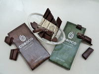 [Kijamitable] Barra de Chocolate COBOCO 70% Cacao, Chocolate Negro Amargo Sólido, Hecho en Uganda