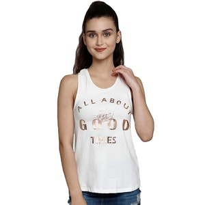 OEM Custom female cotton plus size tank <b>tops</b> women acid wash embroidered sport tank <b>top</b> - Product Image 1