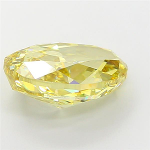Diamant de laboratoire CVD certifié, jaune intense fantaisie, taille ovale radiante, pour la création de bijoux fins et luxueux - Product Image 5