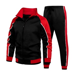 Ensembles de survêtements d'hiver pour hommes de haute qualité, fournis directement par les fabricants, avec logo personnalisé, 100 % coton et polyester, séchage rapide, service OEM - Product Image 1