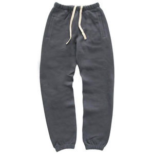 Pantalon de jogging décontracté en toile pour homme, 100 % polyester, anti-boulochage, séchage rapide, taille élastique avec cordon de serrage, respirant, pour l'hiver - Product Image 1