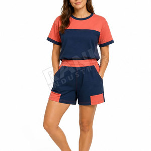 Ensembles streetwear de qualité supérieure pour femmes : T-shirts et shorts, meilleur design, vêtements décontractés, ensemble 2 pièces en coton pour femmes - Product Image 3