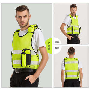 Nouvel arrivage : Gilet de sécurité décontracté en toile, service OEM, vente en gros, haute qualité, personnalisé, réfléchissant, protection de sécurité la plus vendue - Product Image 3