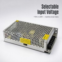 Alimentation industrielle à découpage AC-DC/DC-DC 24W-600W 5V 12V 24V 5A, entrée 90-240V, haute efficacité 95%, protection contre les courts-circuits