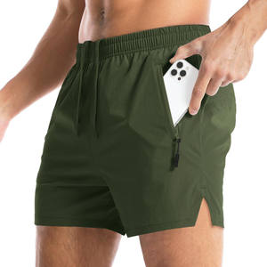 Pantalones Cortos Deportivos de Gimnasio para Hombre, de Alta Calidad, con Logotipo Personalizado al por Mayor, con Bolsillos, de Algodón y Poliéster - Product Image 1