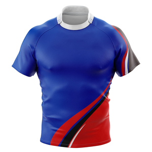 Maillot de rugby personnalisé imprimé par sublimation, uniforme d'équipe en couleur, commande en gros, fabricant OEM ODM, fournisseur, prix d'usine - Product Image 5