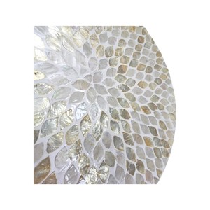 Capiz Shell Inlay Spinning Tray - Product Image 2