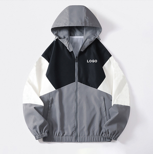 Chaqueta Cortavientos Ligera y Ecológica para Hombre, Estilo Urbano, para Invierno, con Tela de Poliéster, Venta al Por Mayor - Product Image 1