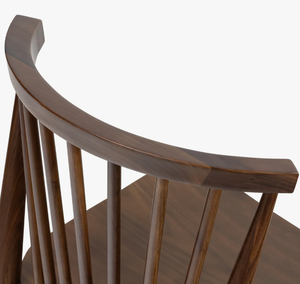 Chaise de salle à manger moderne du milieu du siècle en frêne massif à prix abordable, avec dossier de restaurant vintage, style Windsor commercial pour la maison - Product Image 5