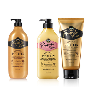 Eelastin Propolittera danneggiato per capelli Shampoo per danni da 500ml trattamenti 300ml balsamo da 500ml Set cura dei capelli per il rafforzamento - Product Image 1