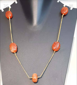 Collar con colgante de corazón de piedras preciosas de circón de 20mm hecho a mano con cadena de eslabones de 22 pulgadas estilo Vintage de buena calidad para regalo de boda de mujer - Product Image 4