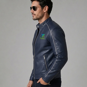 Premium <b>Men</b> Leather <b>Jacket</b> Casual Wear <b>Men</b> Leather <b>Jacket</b> Built With Durable Leather Fabric Comfortable Lining Strong Seams - Product Image 5