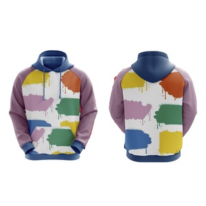 Sweat à capuche sublimation personnalisé votre conception chemise à capuche sublimée à manches longues hommes sweat à capuche de pêche pull over Kangroo Pocket Hoodies - Product Image 1