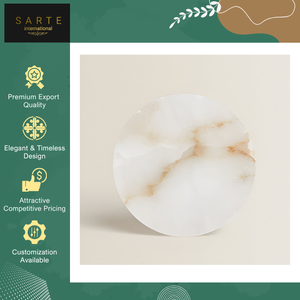 Unique Shape Exquisite Customizable Eco-Friendly Modern Luxury Design Marble Ceramic <b>Drink</b> <b>Coasters</b> for Restaurant Use - Product Image 3