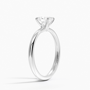 Bague BOJ 0146 en argent 925, taille ovale, sertissage à griffes Manon, solitaire, diamant 2 carats, couleur D, VVS1, moissanite GRA, prix bas, en solde - Product Image 2