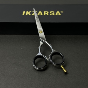 Hand Friendly Non <b>Slip</b> Lightweight Stainless Steel Made Barber Scissor Adjustable Sharpness Tension Screw Barber Scissors - Product Image 1
