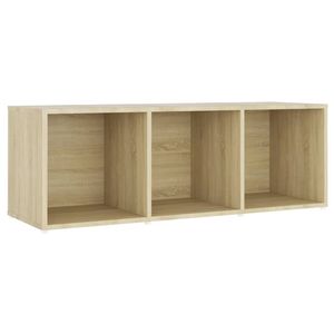 Ensemble meuble TV 4 pièces en bois d'ingénierie chêne Sonoma Étagères de garage - Product Image 6