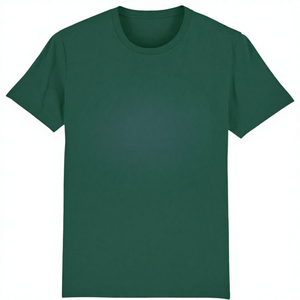 Nouveau style T-shirt en coton 100% de haute qualité, 200 grammes, coupe ample, manches courtes, motif tricoté sur le devant, col arrondi dégradé - Product Image 4
