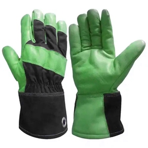 Guantes de Seguridad de Cuero Vacuno de Primera Calidad, Guantes Industriales de Cuero y Algodón Antiestáticos para Protección de Manos - Product Image 6