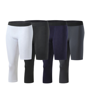 Leggings de compression pour hommes, collants de performance athlétique, vêtements de sport extensibles, collection de vêtements de course, d'entraînement et de fitness pour hommes - Product Image 6