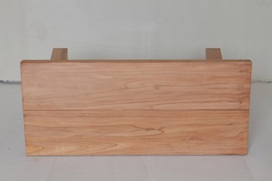 Banc d'extérieur moderne en teck avec finition naturelle pour patio et jardin - Product Image 4