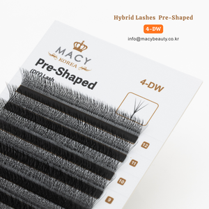Cils hybrides préformés 4-DW DIY Lash MACY BEAUTY KOREA Extensions de cils de qualité supérieure Vente en gros de cils Étiquette privée personnalisée - Product Image 5