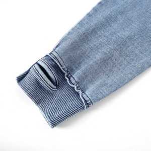 AKA Chenille <b>Light</b> Denim Hoodie Unisex Greek <b>Letter</b> Embroidered Premium Streetwear Casual Cotton Fleece Hoodie - Product Image 3