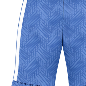 Shorts de sport bleu clair personnalisés pour l'entraînement athlétique, la gym, la course, avec cordon de serrage, séchage rapide, respirants, performance, vêtements de sport, uniforme d'équipe - Product Image 4