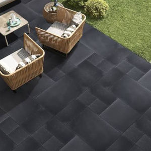 Tuiles en pierre d'ardoise noire naturelle pour revêtements muraux, revêtements de sol, pavage extérieur et projets d'aménagement paysager - Product Image 6