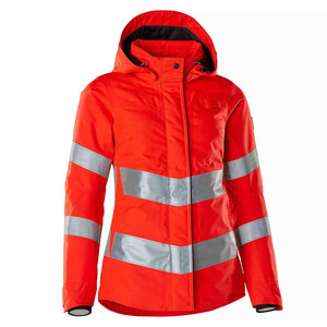 Chaqueta de Seguridad de Alta Visibilidad Reflectante, Impermeable, Transpirable, Protección Contra Incendios, Industrial, para Exteriores, 100% Poliéster - Product Image 1