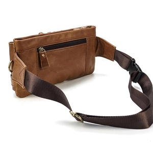 Multifunctional Daily Use Wholesale price sustainable Leather Waist Bag Cool Crossbody Backpack Waterproof Leather Waist Bag - Product Image 4