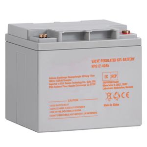 Batteria Marina AGM Ricaricabile 12V 40AH con Corrente di Scarica 400A per Scooter Elettrici e Sedie a Rotelle Elettriche - Product Image 6