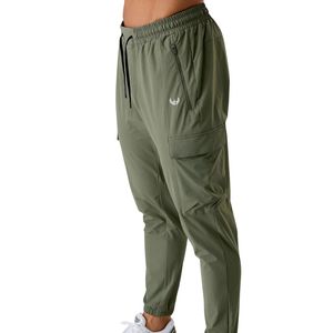 Pantalones Jogger Cargo Verde Oliva para Hombre, Corte Relajado, Pantalones con Múltiples Bolsillos, Ropa Deportiva para Gimnasio, Entrenamiento, Deportes al Aire Libre - Product Image 3