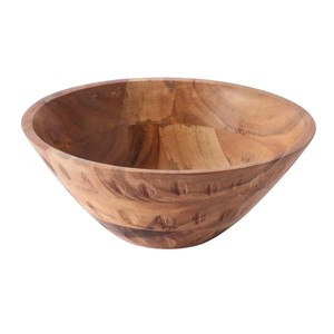Tazón Cuadrado de Madera de Acacia Hecho a Mano de Primera Calidad, 8 Pulgadas, Tazón Ecológico para Ensaladas, Decoración de Cocina y Comidas Elegantes - Product Image 5