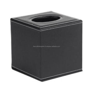 Brown Leather Tissue <b>Box</b> Wholesale Price Decorative Napkin <b>Box</b> High Quality Tissue Holder Napkin Dispenser <b>Box</b> <b>Cheap</b> Price - Product Image 3