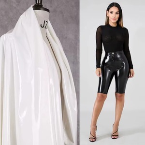 Women Sexy Shiny Faux Leather High Waist <b>Bodycon</b> Shorts Knee Length Stretch PU Hot Pants Leather Skinny Pants Sexy Club Style - Product Image 6