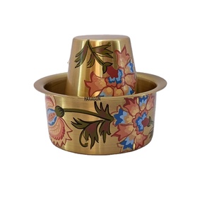 มือทำทองเหลืองมือทาสีหม้อกาแฟห้องครัวและตกแต่งโต๊ะที่ดีที่สุดสำหรับการเดินทางกาแฟ Carafe - Product Image 1