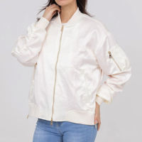 Blouson d'hiver léger et personnalisé de haute qualité pour femme, col montant, fermeture éclair intégrale, respirant, chaud, grandes tailles, OEM