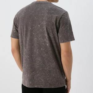 เสื้อยืดคอตตอนเนื้อหนานุ่มแบบวินเทจทรงสลิมฟิตสำหรับผู้ชาย สไตล์ลำลอง  รับสกรีนโลโก้ - Product Image 5