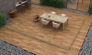 Azulejos de pared de porcelana esmaltada verde de 200x1200mm Aspecto de tablón de madera de 8x48 pulgadas-Proveedor a granel de baldosas de cerámica de Madagascar - Product Image 3