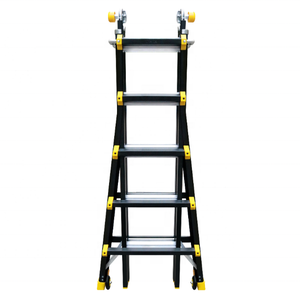 Escalera Plegable de Aluminio Plateado EN131 de 5m, Tipo Combinado VIETLADDERS NVLB-46, para Uso en Hoteles, Origen Hanoi, 1 Año de Garantía - Product Image 2