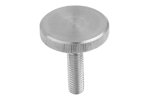 Vis moletée K1163 DIN 653 M10 x 40 en acier inoxydable, forme basse, fixation métrique pour serrage manuel - Product Image 5