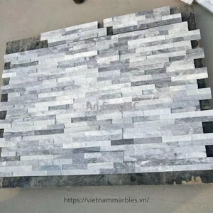 แผ่นหินธรรมชาติ หินอ่อนสีขาวสำหรับบุผนัง แบบหน้าตัด สำหรับตกแต่งภายในและงานก่อสร้างภายนอก - Product Image 5