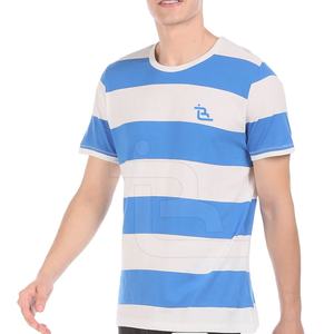 Camiseta de algodón 100% de alta calidad informal de manga corta con cuello redondo para hombre del fabricante OEM - Product Image 1
